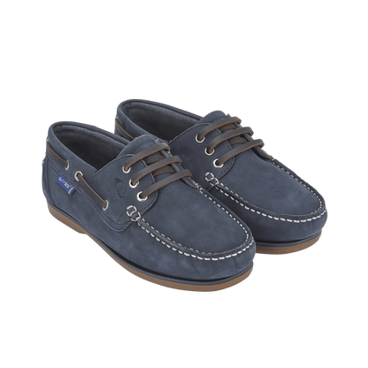 Quayside Bermuda Boat Shoes – Navy - Deck Shoes