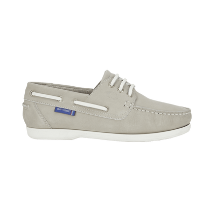 Quayside Bermuda Boat Shoes – Stone - Deck Shoes