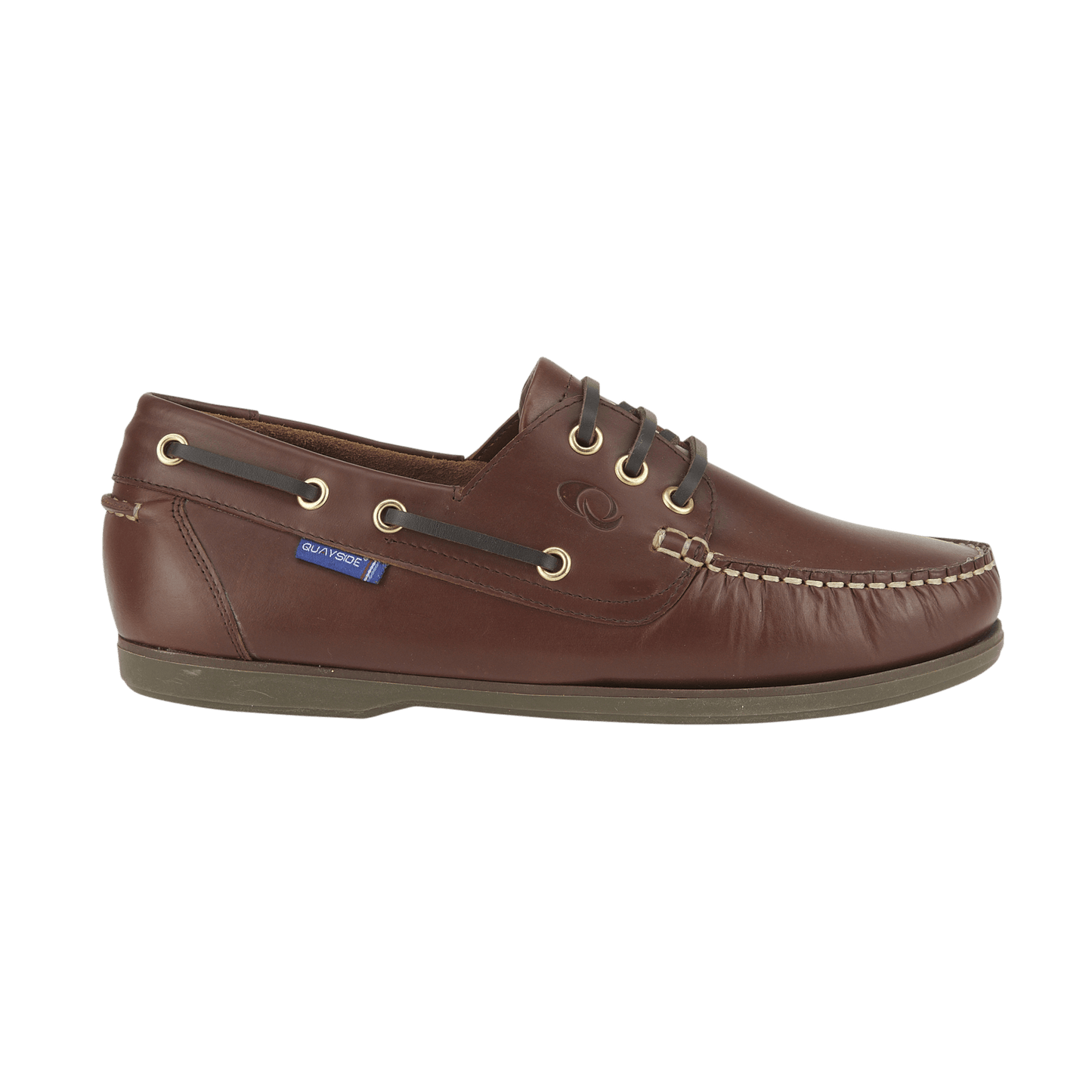Quayside Clipper Boat Shoes – Chestnut - Deck Shoes
