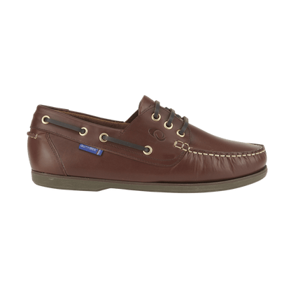 Quayside Clipper Boat Shoes – Chestnut - Deck Shoes