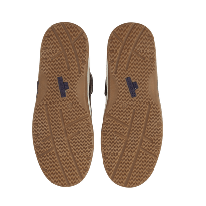 Quayside Sydney Boat Shoes – Navy/Chestnut - Deck Shoes