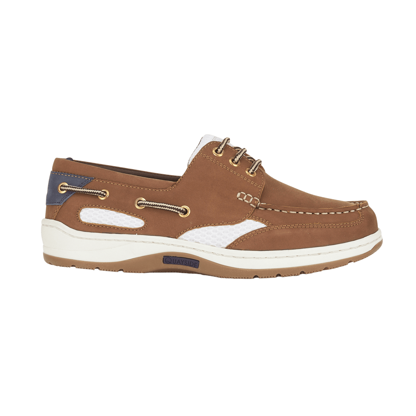 Quayside Sydney Boat Shoes - Walnut - Deck Shoes