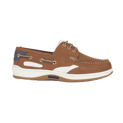Quayside Sydney Boat Shoes - Walnut - Deck Shoes
