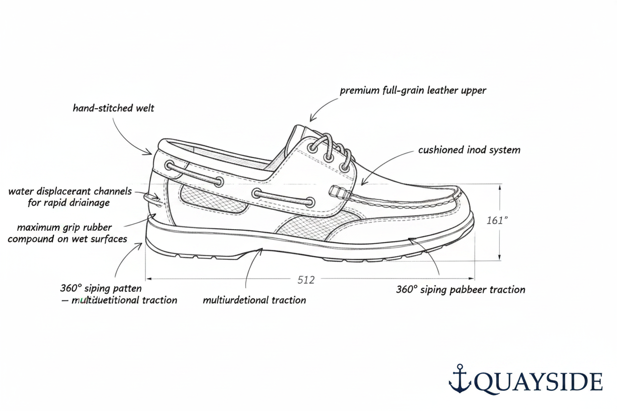 Quayside Sydney Technical Line Drawing