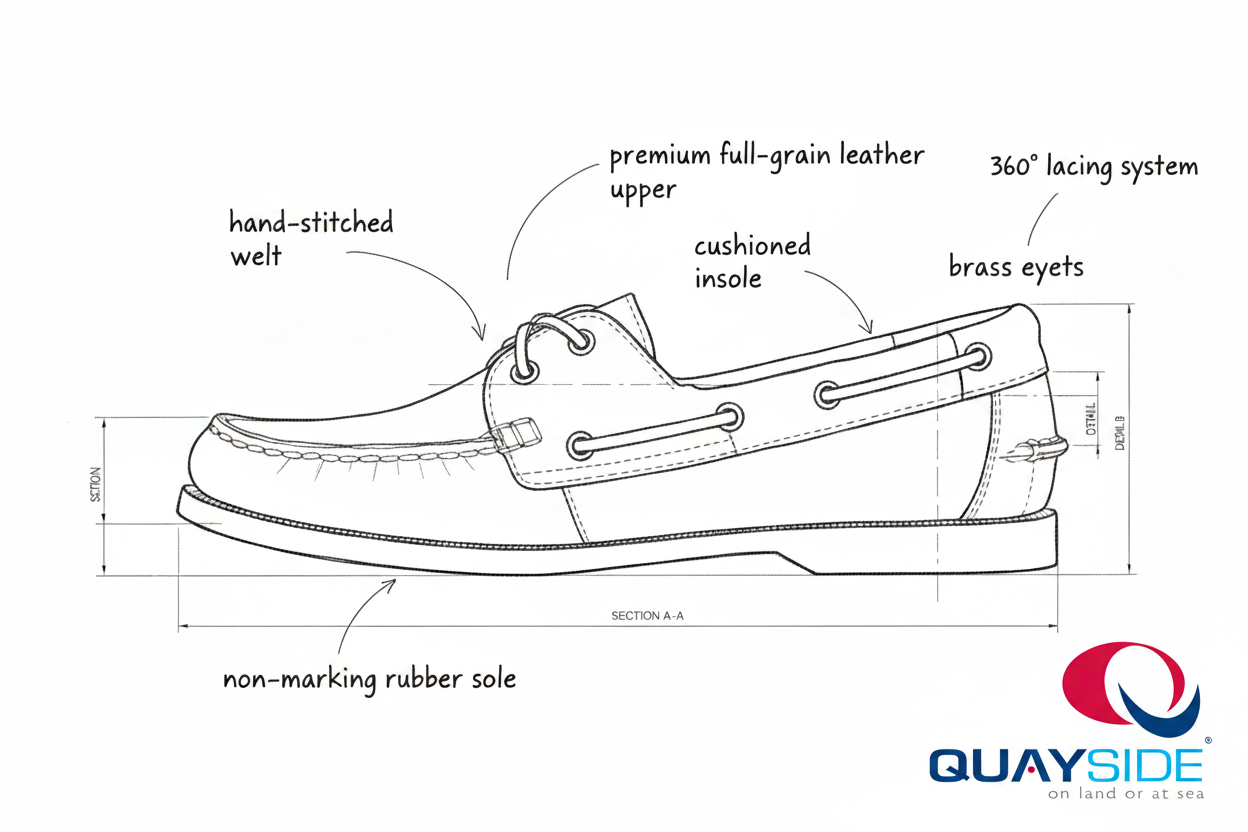 Technical Drawing - Quayside Brand Logo